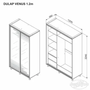 Dulap VENUS 1.2 m