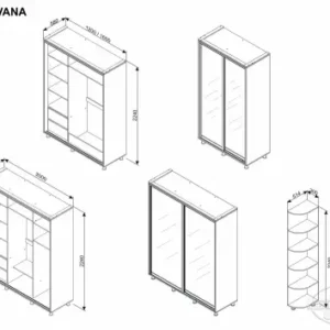 Dulap HAVANA 1.2 m