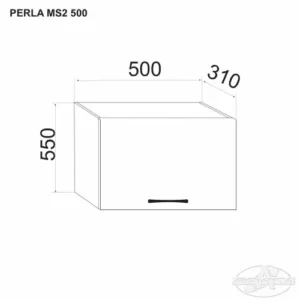 Dulap PERLA MS2 500 (modul superior hota).