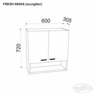 Modul superior FRESH 600 AS (scurgator)